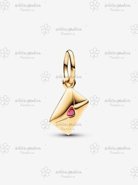 Pandora Love Letter Envelope Dangle Charm